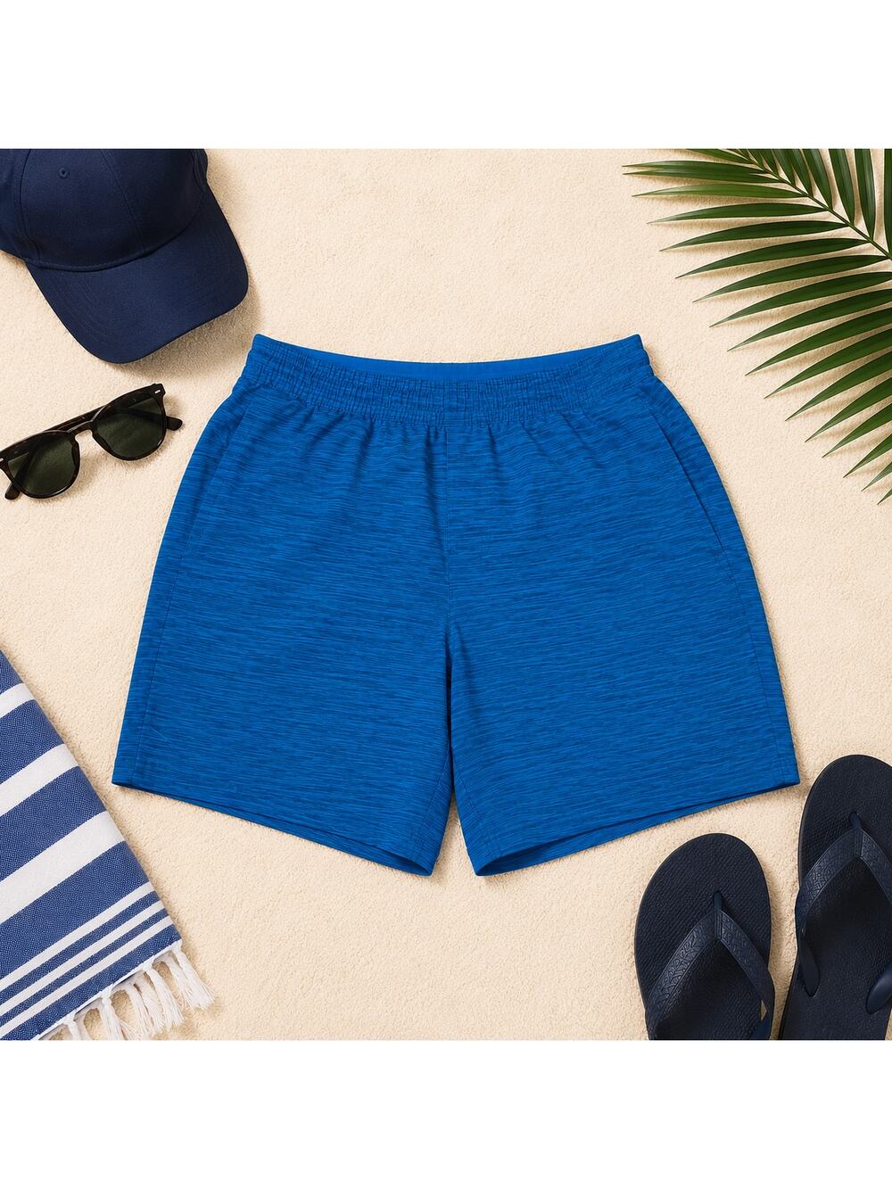 Lululemon Channel Cross Swim Shorts Blue Men’s Medium Quick Dry